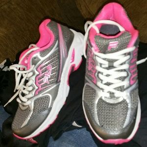 Fila running shoes.